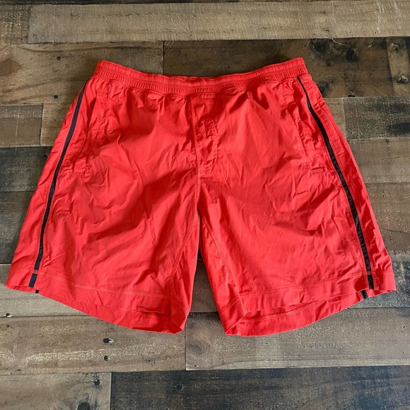lululemon athletica Other - Lululemon Pace Breaker Linerless Shorts 7" Inseam Men's XXL Red Charcoal